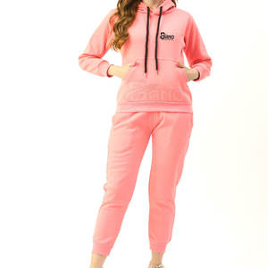 Comfortable Winter Solid Knitting <b>Track</b> Suit <b>Light</b> Weight Casual Wear Regular Fit Running Women - Product Image 1