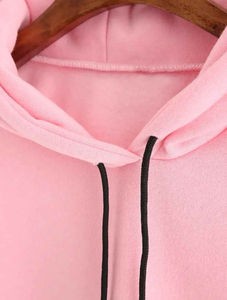 Sudadera unisex color pastel con capucha y bolsillos, informal, de gran tamaño, venta al por mayor, por encargo, precio de fábrica a granel - Product Image 4