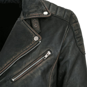 Veste d'hiver décontractée pour homme en cuir 100% col montant coupe-vent écologique - Product Image 3
