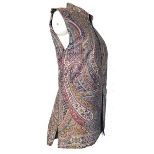 Chaqueta Vintage de Cachemira Bordada para Mujer, Chaqueta de Lana de Cachemira, Chaqueta Larga de Cachemira con Pandereta - Product Image 2