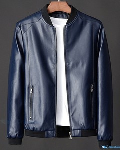 Vestes en cuir de haute qualité Prix bon marché Vestes en cuir de haute qualité Veste en cuir d'hiver pour hommes avec personnalisation - Product Image 6