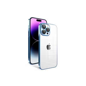 Coque en silicone souple de qualité supérieure pour iPhone 14 Pro Max, cadre coloré, protection de l'appareil photo, excellente protection, Ins 7 Plus 11Pro XR - Product Image 1