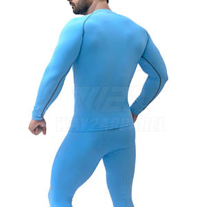 Latest Design Hot Sale Men <b>Compression</b> <b>Shirts</b> Comfortable Fitness Wear Men <b>Compression</b> <b>Shirts</b> - Product Image 3