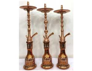 Conjunto de Cachimba de lujo Farida al por mayor, minishisha de cristal grande con nuevo diseño, técnica de espejo, manguera metálica de lujo única personalizada - Product Image 4