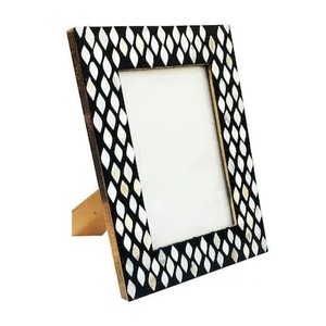 Mother of Pearl & Bone Inlay Picture <b>Frame</b> MOP Inlay <b>Photo</b> <b>Frame</b> <b>for</b> Decorative Purpose - Product Image 3