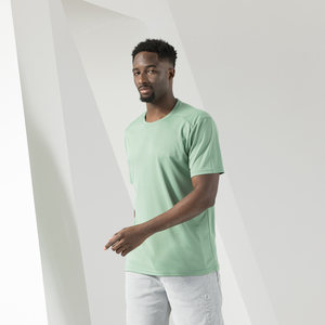 T-shirt 100% coton personnalisé de haute qualité T-shirt pour homme à manches courtes T-shirt à logo imprimé de couleur unie - Product Image 2