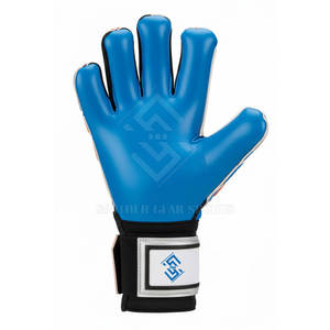Gants de gardien de but en latex antidérapant de haute qualité, couleur personnalisée, avec fermeture à crochets et boucles et protection des doigts - Product Image 3