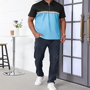 เสื้อยืดกอล์ฟโพลีเอสเตอร์พิมพ์ลายโลโก้ตามสั่งเสื้อยืดธรรมดาพิมพ์ลายพลัสไซส์ - Product Image 6