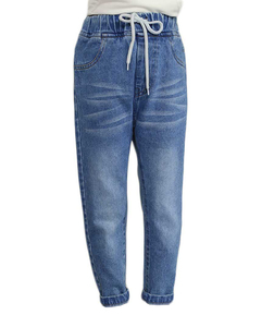 กางเกงยีนส์ขากระชับสำหรับผู้ชายทรงตรงสไตล์สตรีทสูงผ้าคอตตอนปรับแต่งได้อย่างเต็มที่กันน้ำ100% เป็นมิตรกับสิ่งแวดล้อม - Product Image 5