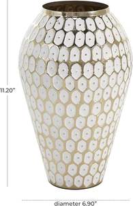 Vase à fleurs en métal de luxe élégant, collection de vases à fleurs décoratifs haut de gamme pour la décoration de salle à manger, Zahid Exports - Product Image 2