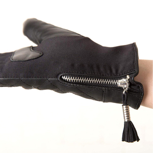 Guantes de equitación de cuero para damas Niñas Mujeres Guante de cuero Cabretta súper suave - Product Image 6