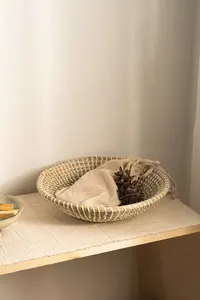 Producto básico, la mejor opción, cuenco ovalado de algas marinas, fruta, decoración al por mayor, comida o fruta en la cocina personalizada, hecho en Vietnam - Product Image 6