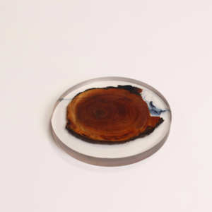 Juego de Posavasos de Resina Natural Pintados a Mano, Ecológicos y Personalizables de Alta Calidad con Soporte de TIMELESS CRAFT - Product Image 2