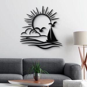 ศิลปะผนังโลหะที่ได้รับแรงบันดาลใจจากธรรมชาติที่มีลวดลายใบไม้และการตกแต่งเชิงพฤกษศาสตร์สำหรับผนังในร่มหรือกลางแจ้งจากซัพพลายเออร์อินเดีย - Product Image 5