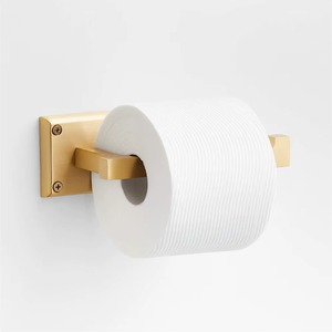 Porte-papier toilette en métal faciles à nettoyer, assurant un accessoire de salle de bain hygiénique avec un entretien minimal requis - Product Image 6