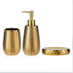 Juego de tocador de baño de metal Marrón mate moderno Accesorios de chapa a precios al por mayor - Product Image 5