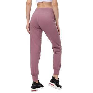 Pantalon de survêtement pour femme de haute qualité, OEM, respirant, coupe classique, taille mi-haute, style décontracté - Product Image 4