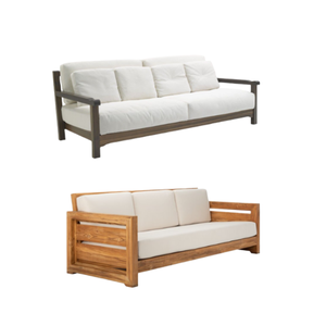 Sofá de exterior moderno, sofá de madera maciza de alta calidad, silla de ratán, sofá, patio, jardín, sala de estar y balcón - Product Image 3