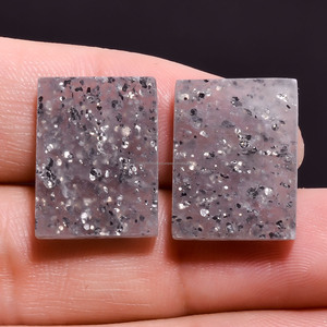 ที่ดีที่สุดที่มีคุณภาพที่ดีที่สุดซันสโตนธรรมชาติสีดำเรียบสี่เหลี่ยมหินอัญมณีหลวม18x14x4มม. สำหรับการทำเครื่องประดับสร้อยข้อมือสร้อยคอ - Product Image 3