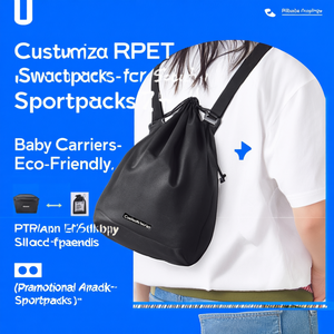 Sacche Sportive Personalizzate in RPET con Coulisse per Marsupi Porta Bebè - Eco-Friendly - Product Image 2