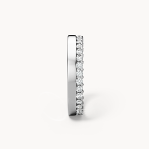 Bague en or 14 carats avec diamants de laboratoire Full Eternity - Product Image 4