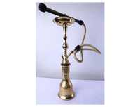 Chicha Miniature Arabe Traditionnelle Égyptienne Farida en Laiton Laqué de Luxe avec Tige en Cuivre de 65 cm – Offre Spéciale