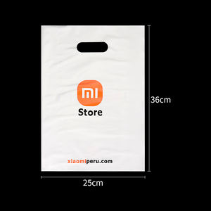 ハンドル付きのギフトショップとキャンディーショッピングの好意の御馳走包装のための<span class=keywords><strong>HDPE</strong></span>/<span class=keywords><strong>LDPE</strong></span>プラスチックダイカットバッグを卸売 - Product Image 5