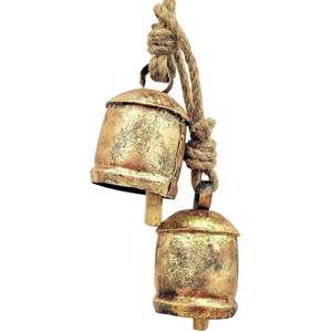 Campanas colgantes rústicas de latón de Material metálico para decoración de Pomo de puerta, decoración de jardín para el hogar, campanas colgantes de vaca a un precio razonable - Product Image 2