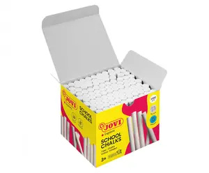 White Chalkboard Chalk-2 Packs of 12 Dustless White Chalk - Premium Kids Chalk - Great for Classroom Home and Cafe(2 Boxes W