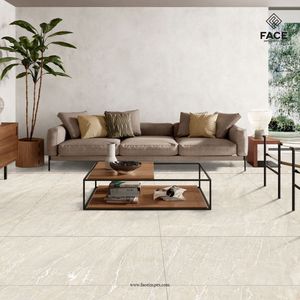 Découvrez les carreaux en porcelaine de 600x600 mm de designers indiens, provenant des plus réputées salles de carrelage, au look moderne et à la finition de surface en marbre haut de gamme. - Product Image 1