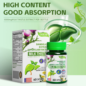 Дхоп печень Детокс добавка с одуванчиком молоко чертополох травяные капсулы для поддержки функции печени и очистки тела - Product Image 4
