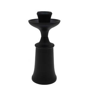 Bougeoir conique en métal noir le plus vendu de forme carrée pour la décoration de maison et de mariage en vrac fait à la main - Product Image 4