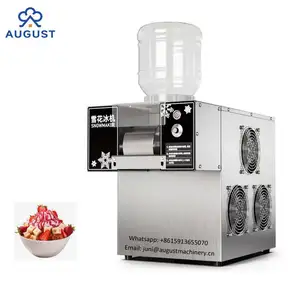 Refrigeración por agua Auto Corea postre Bingsu afeitado nieve máquina de hielo copos de nieve cono crema flor máquina