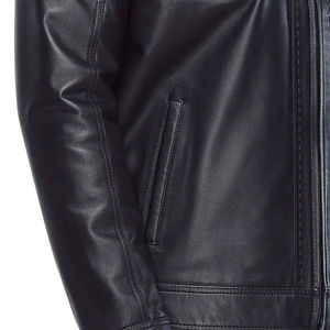 Chaqueta de Cuero Personalizada para Hombre, Diseños Nuevos de 2026, Chaqueta de Cuero de Motociclista a la Moda, Ajustada, Resistente al Viento, Alta Calidad, Servicio OEM Disponible - Product Image 6