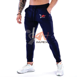 Pantalon de jogging en molleton pour homme, de haute qualité, avec logo imprimé personnalisé, taille élastique, imperméable et options personnalisables - Product Image 1