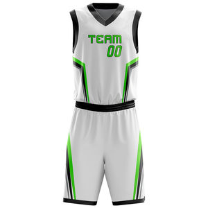 Uniforme de basket-ball de haute qualité avec logo personnalisé et design unique, vêtements de sport en polyester à séchage rapide pour hommes, vente en gros - Product Image 3