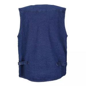 Chalecos de Alta Calidad para Hombre, Chaleco Vaquero sin Mangas de Algodón, Chaqueta Vaquera sin Mangas para Hombre - Product Image 2