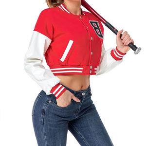 Veste de survêtement pour femme de fabrication professionnelle, tissu doux de qualité supérieure, veste de survêtement courte pour femme pour un usage décontracté - Product Image 5