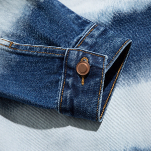 Hommes nouvelle mode automne Slim Fit qualité vestes à manches longues Denim veste Stand Vintage extérieur toile vêtements d'hiver-Vente en gros - Product Image 5