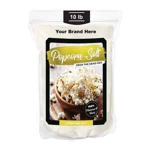 Sal comestible extrafina de etiqueta privada de 10 libras, perfecta para condimentar y cocinar, hecha en EE. UU., cantidad mínima de pedido - Product Image 1