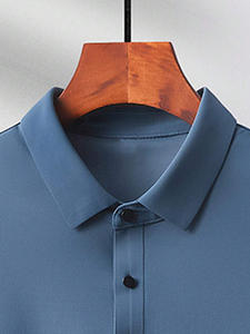 เสื้อยืดโปโลทรงสลิมฟิตสำหรับผู้ชาย, เสื้อกอล์ฟแขนสั้นแห้งเร็ว - Product Image 3