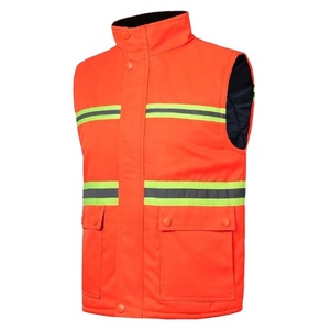 เสื้อแจ็กเก็ตแบบสวมกลับได้สำหรับผู้ชายเสื้อแจ็คเก็ตทรงสูงสีส้ม - Product Image 1
