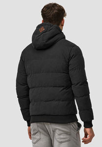 Chaqueta de Invierno para Hombre, Estilo Urbano, con Capucha, Cierre de Cremallera, Detalles de Botones, Impermeable y Cortavientos, Modelo 2026, Personalizable OEM - Product Image 3
