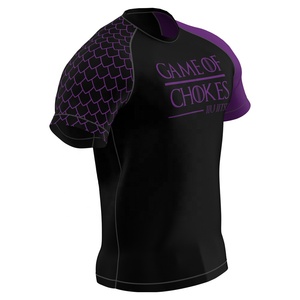 Rashguard de BJJ Personalizado, Tejido Reciclado Sostenible, Secado Rápido, UPF 50+, Manga Corta, Compresión, para Hombre, MMA, Jiu Jitsu - Product Image 3