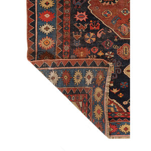 Alfombra de Lana Azul Anudada a Mano Aalam Paem-1411 9x12 Rectangular con Patrón de Medallón para Decoración de Sala de Estar o Uso en Pasillos - Product Image 5