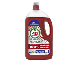 Detergente Profesional para Lavavajillas Fairy Platinum 8L (2 x 4L) Fórmula Profesional para Uso en Cocinas Comerciales - Product Image 1