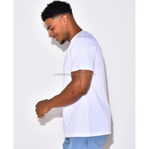 2024 T-Shirt personnalisé vierge 100% coton pour hommes manches courtes col rond T-shirt à épaules tombantes pour hommes (vérifié par PayPal) - Product Image 2