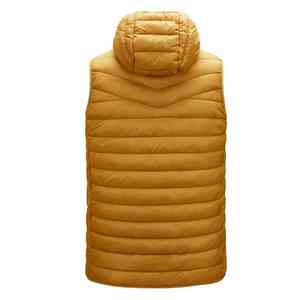 Chaleco acolchado de invierno de alta calidad 2025, ligero, cálido, con cremallera, chaqueta sin mangas de burbujas empacable, chaleco de bolsillo para hombre de Pakistán - Product Image 5