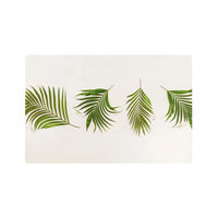 Tapis de table rectangulaire en PVC écologique transparent, épaisseur 1 mm, pour table, antidérapant, style moderne