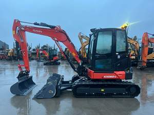 Prix usine – Nouvelle pelle hydraulique KUBOTA KX060-5 de 6 tonnes multi-usages pour travaux de construction avec cabine fermée de luxe, prête à être expédiée en France - Product Image 5